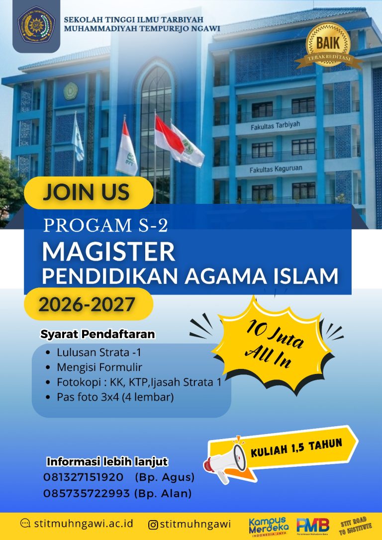 Telah Dibuka Program S2 PAI
