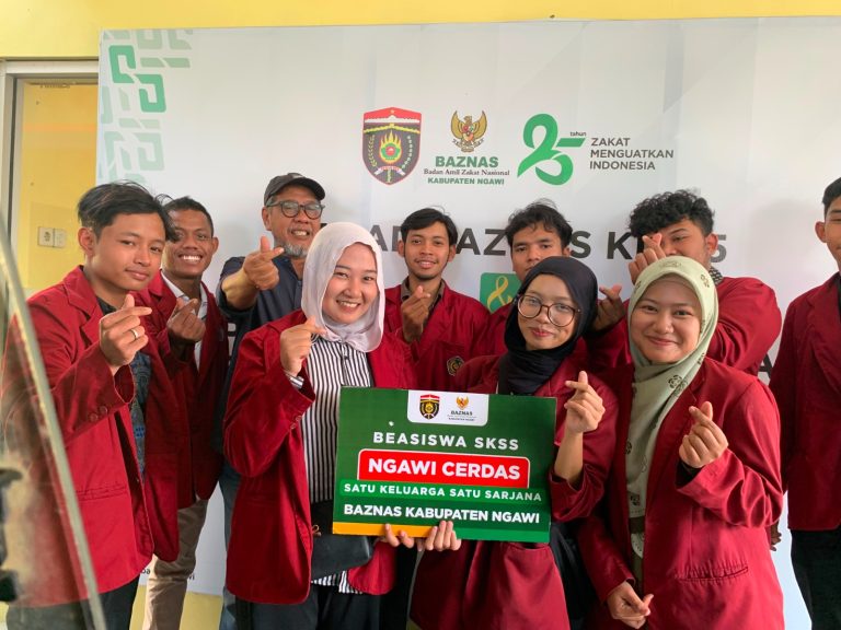 10 Mahasiswa STIT Muhammadiyah Ngawi Terima Beasiswa BAZNAS Program SKSS (Satu Keluarga Satu Sarjana)